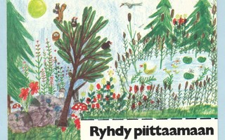 Luonnonsuojeluaiheinen postikortti vuodelta 1975