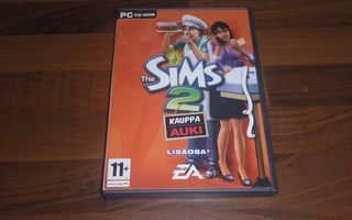 THE SIMS 2 - KAUPPA AUKI LISÄOSA PC ( Hyvä kunto )