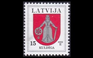 Latvia 542A_II ** Käyttösarja Vaakuna 15 S -02 (2001)