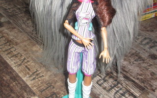 Monster High nukke Clawdeen Wolf Ghoul Sports.