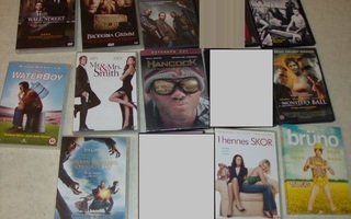 DVD elokuvia 0,50€ / kpl