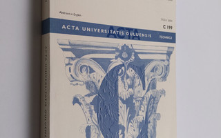 Seppo Raatikainen : Acta universitatis ouluensis : pienen...