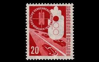 Saksa 169 ** Liikennenäyttely, tieliikenne 20 Pf (1953)