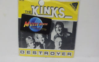 THE KINKS - DESTROYER EX+/EX HOLANTI 1981 7"