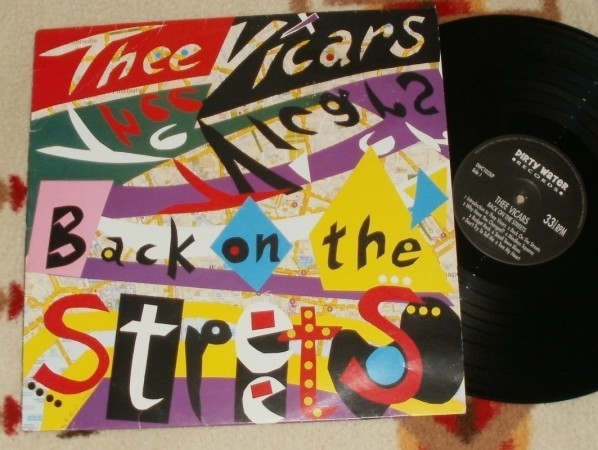 THEE VICARS ~ Back On The Streets ~ LP