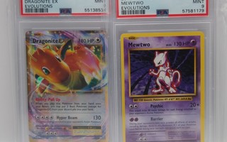 Pokemon Evolutions 4x PSA 9