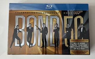 James Bond 007 Bluray 50v. Juhlaboksi *UUSI*