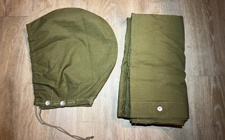 Belgialainen telttakangas kuljetuspussilla, uusi/käyttämätön