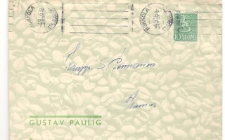 Gustav Paulig,  v. 1956  firmakuori aihekeräilijälle