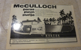 MC Culloch moottorisahamainos -64