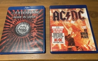 AC/DC ja Whitesnake live blu-ray:t