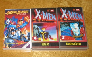 EI FIX VHS Fox Teräsmies Marvel X-MEN Soturit Maailmanloppu