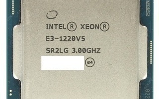 Intel Xeon E3-1220v5 LGA1151 3.0GHz Prosessori