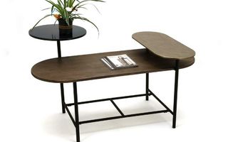Olohuoneen pöytä DKD Home Decor 116 x 76 x 64 cm Metalli A