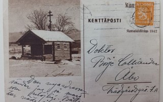 Tsasouna Karjalan hangilla, Kenttäpostia 1942