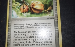 Trainer Memory Berry 80/100 EX Crystal Guardians card