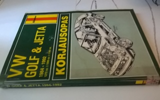 VW GOLF & JETTA 1984-1992 KORJAUSOPAS
