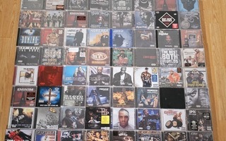 HIP-HOP CD KOKOELMA YLI 100kpl LEVYJÄ !