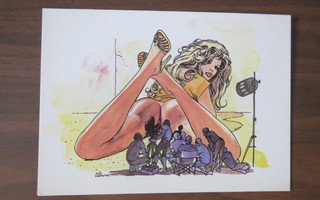 Milo Manara: Brigitte Bardot sarjakuvakortti