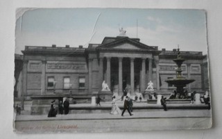Liverpool, Walker Art Gallery, väripk, p. 1908 Suomeen