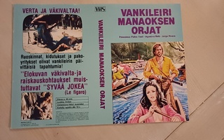 Vankileiri Manaoksen orjat VHS kansipaperi / kansilehti