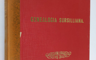 Elias Robert Alcenius : Genealogia Sursilliana