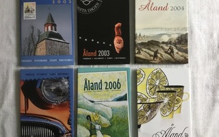 Åland 2002-2007 | 6x vuosilajitelma & 62x ensipäiväkuori