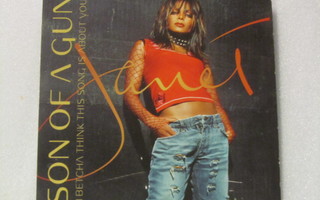 Janet with Carly Simon • Son Of A Gun PROMO CD-Single