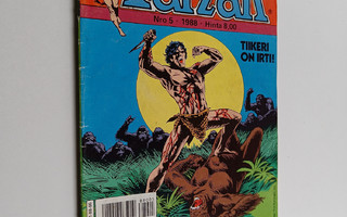 Edgar Rice Burroughs : Tarzan 5/1988 : Tiikeri on irti!