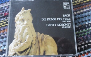 Bach: Die Kunst der Fuge. Davitt Moroney, cembalo. 2CD