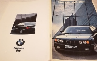 BMW 520i 525i 530i 535i M5 suomi esite 1988