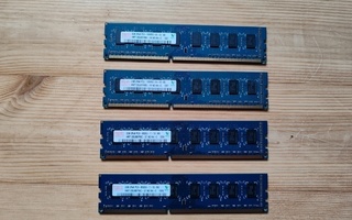 Hynix 2GB DDR3 Kampoja (4 kpl)