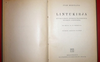 Ivar Hortling : Lintukirja  1946 2.p.