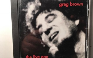 GREG BROWN: The Live One, CD