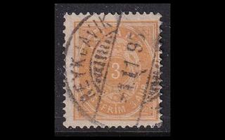 Islanti 12A o Ovaali 3 A (14:13 1/2) Reykjavik 1.11.95 (1882