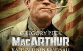 MacArthur - kapinallinen kenraali (1977) Gregory Peck -DVD