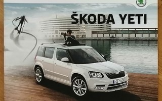 2015 Skoda Yeti esite - KUIN UUSI - 48 sivua - suom