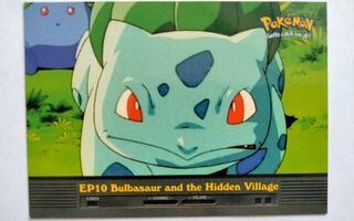 Pokemon topps EP10 Bulbasaur and the Hidden Village