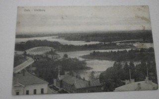 Oulu, sillat ja keskustaa, vanha mv pk, p. 1905