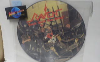 RAVEN - ROCK UNTIL YOU DROP EX+ UK 1981 12" PICTURE VINYL