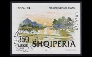 Albania 2690BL118 o Europa luonnonpuistot (1999)