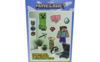 MINECRAFT WALL DECALS	(73 777)	over 20 waterproof & removabl