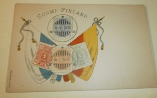 Suomalaisten postimerkkien muistolle, väripk 1901, ei p.