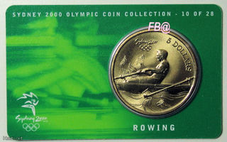Juhlaraha Sydney Olympia Coin Collection 10 of 28 ROWING