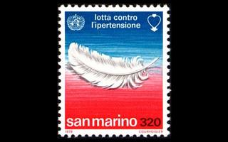 San Marino 1153 ** Maailman terveyspäivä (1978)