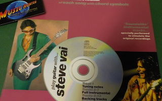 STEVE VAI - PLAY GUITAR WITH KITARA NUOTTIKIRJA + CD