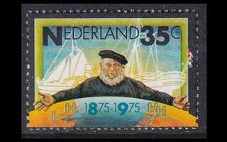 Alankomaat 1053 ** Höyrylaivayhtiö Zeeland 100v (1975)