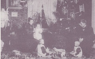 Vanhan ajan joulu Lönnin perheessä1898 tk up.