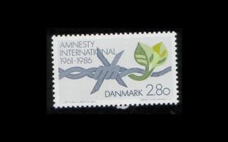 Tanska 856 ** Amnesty 25v (1986)