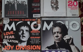 4 Mojo-Lehteä + CD:t (Nick Cave, Lou Reed, Debbie Harry...)
